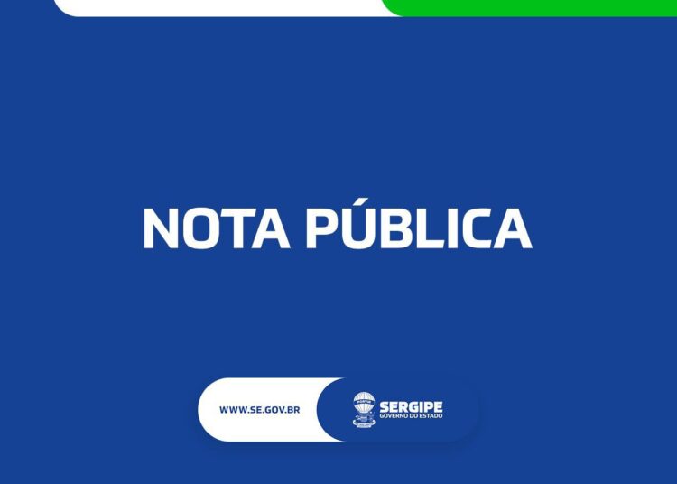 Nota – situação da Barragem do Poxim