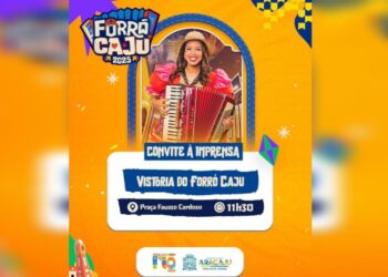 CONVITE À IMPRENSA | Prefeita Emília Corrêa acompanha vistoria do Forró Caju 2025 na Praça Fausto Cardoso