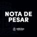 Nota de Pesar – Prefeitura de Aracaju