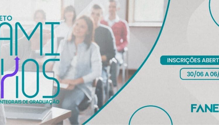 Fanese lança Projeto Caminhos com bolsas integrais por meio de ações afirmativas