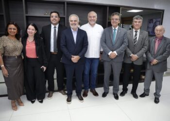 Jeferson Andrade recebe CEO do Grupo Energisa na Alese