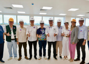 Governador de Sergipe e ministros da Saúde e da Secretaria-Geral vistoriam obras do Hospital do Câncer em Aracaju