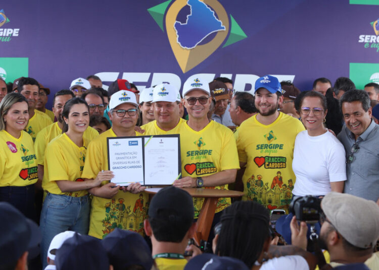 Fábio Mitidieri autoriza obras para Graccho Cardoso no ‘Sergipe é aqui’ e investimentos no município chegam a R$ 140 milhões