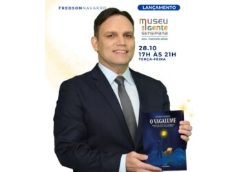 Fredson Navarro faz lançamento do livro ‘O Vagalume’, em Aracaju