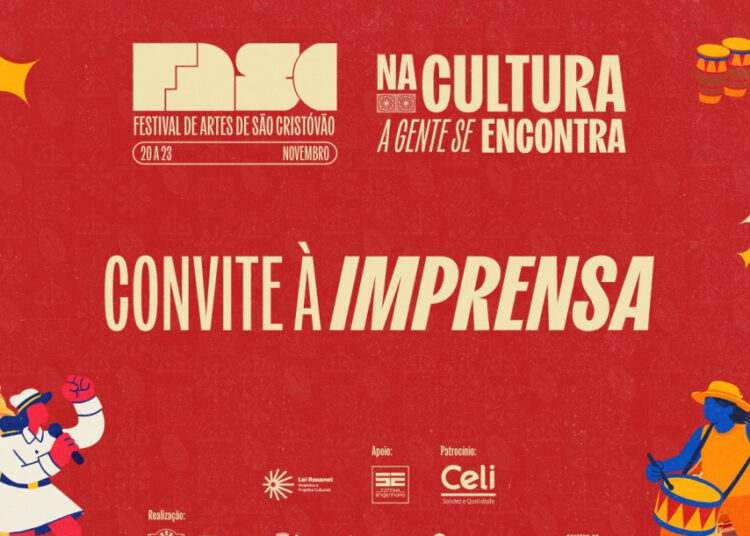 Convite à imprensa: Prefeitura de São Cristóvão e Governo de Sergipe lançam programação do Fasc na próxima quinta-feira, 2