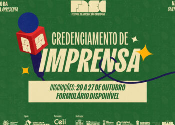 Credenciamento de imprensa para o Festival de Artes de São Cristóvão segue até a próxima segunda-feira, 27