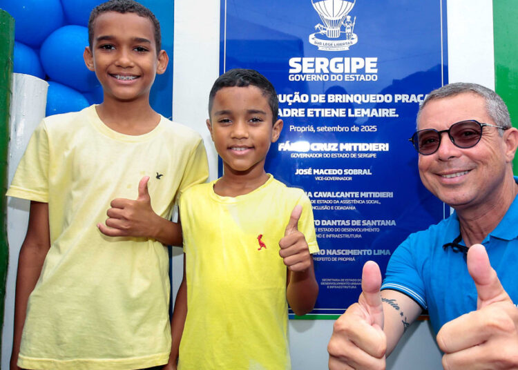 Governo do Estado investe mais de R$ 11 milhões em Propriá com brinquedopraça e ordem de serviço da Rodovia SE-427