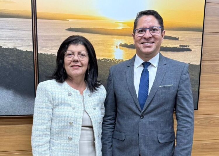 Vice-prefeito Ricardo Marques visita TCE-SE e parabeniza nova presidente eleita