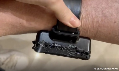 Bolsonaro usou ferro de solda para tentar abrir tornozeleira, diz Secretaria Penitenciária