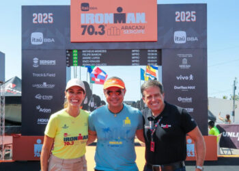 Governador Fábio Mitidieri prestigia segunda edição do Ironman 70.3, em Sergipe
