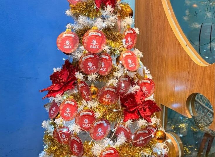 GACC inaugura Árvore de Natal e faz apelo por arrecadação de presentes para acolhidos da instituição