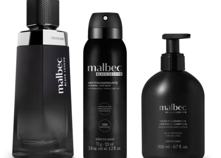 O Boticário lança Malbec Black Legend junto a duas lendas do futebol mundial