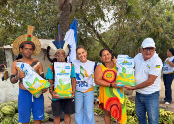 Programa Estadual de Aquisição de Alimentos entrega 5,5 toneladas a indígenas em Pacatuba