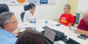 Secretaria de Estado da Educação dialoga com categoria do magistério pela terceira vez em 2026