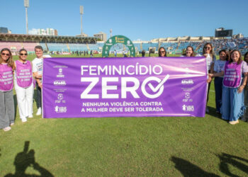 Governo do Estado promove campanha de combate à violência contra a mulher no primeiro jogo da final do Sergipão 2026