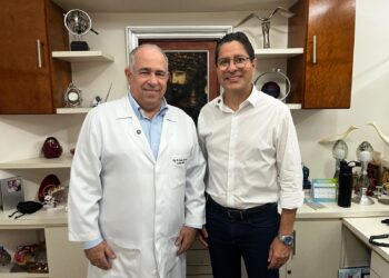 Ricardo Marques visita médico e pesquisador Antônio Carlos Sobral Sousa e debate os desafios da saúde em Sergipe