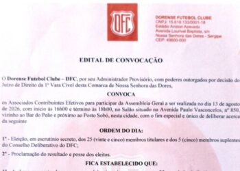 EDITAL DE CONVOCAÇÃO – DORENSE FUTEBOL CLUBE