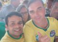 Flávio da Direita participa de carreata com Flávio Bolsonaro na Bahia