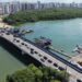 Obras na Ponte Godofredo Diniz provocam alterações no trânsito neste domingo